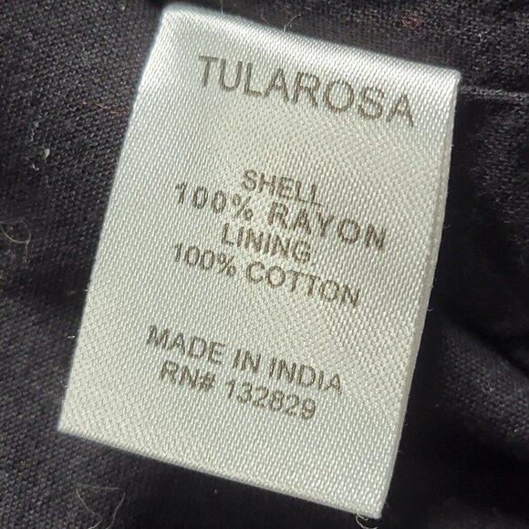 Tularosa Sage Embroidered Dress Black With White Stitch Size XS NWoT - Picture 13 of 13